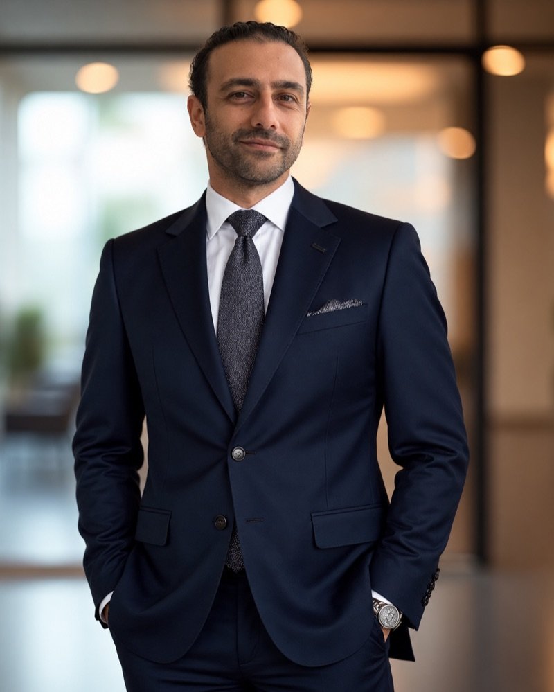 Portrait of Saïd Gholami, founder of TROWEB